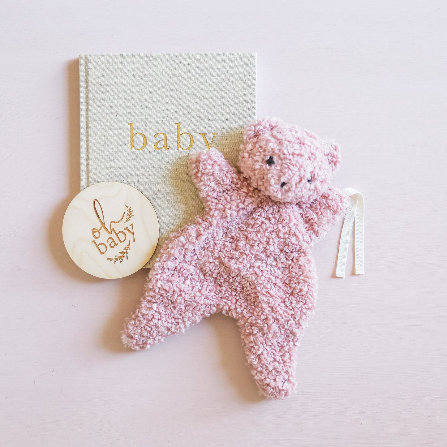 NEW! Charlie Bear Paci Comforter Petal