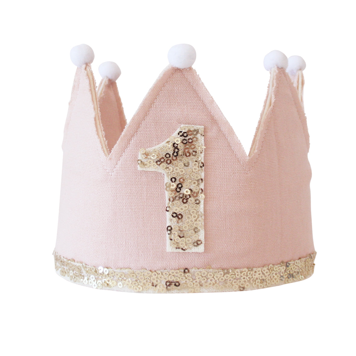 1st Birthday Crown Pink