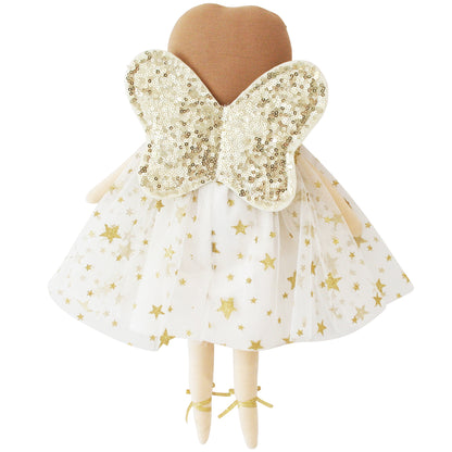 Holly Fairy 40cm Ivory Gold