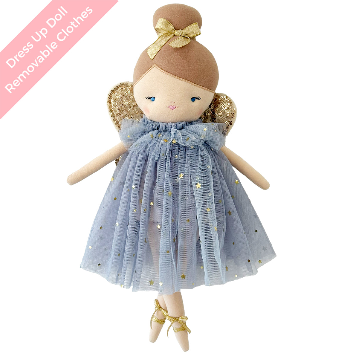 Posy Fairy 43cm Grey Gold
