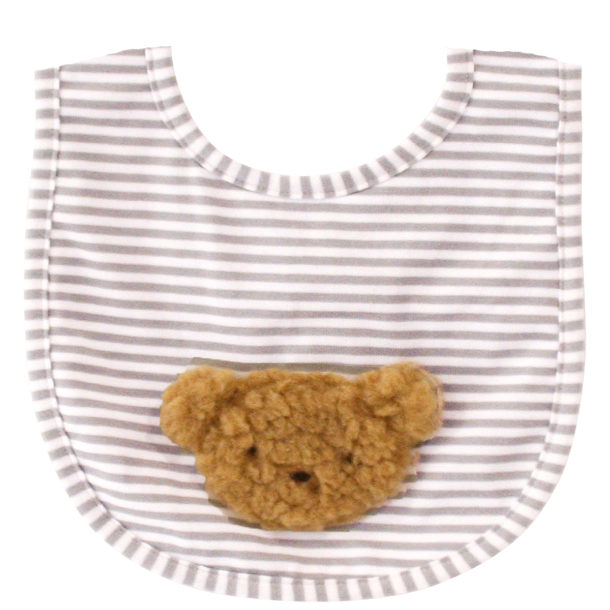 Sherpa Bear Bib Caramel