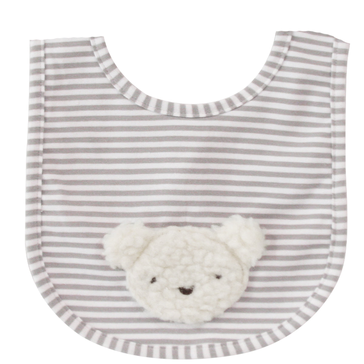 Sherpa Bear Bib Ivory