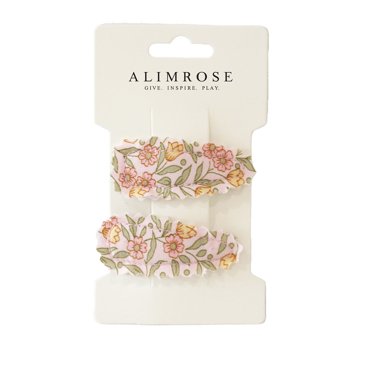 Hair Clip Set Blossom Lily Pink