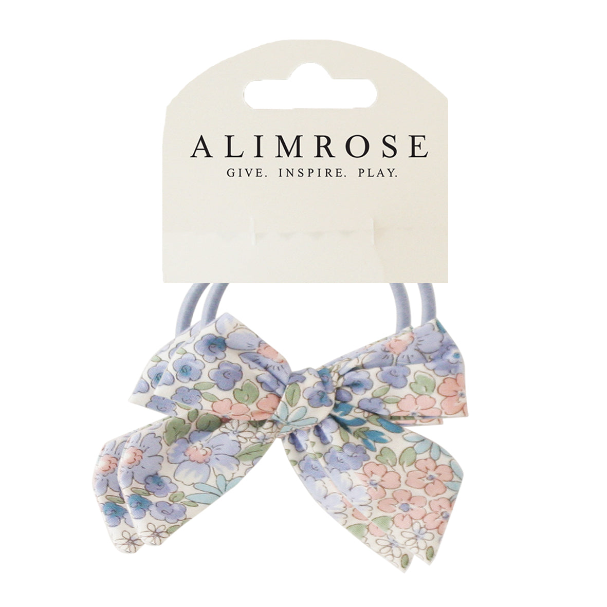 Bow Hair Tie Set Liberty Blue *MARCH*