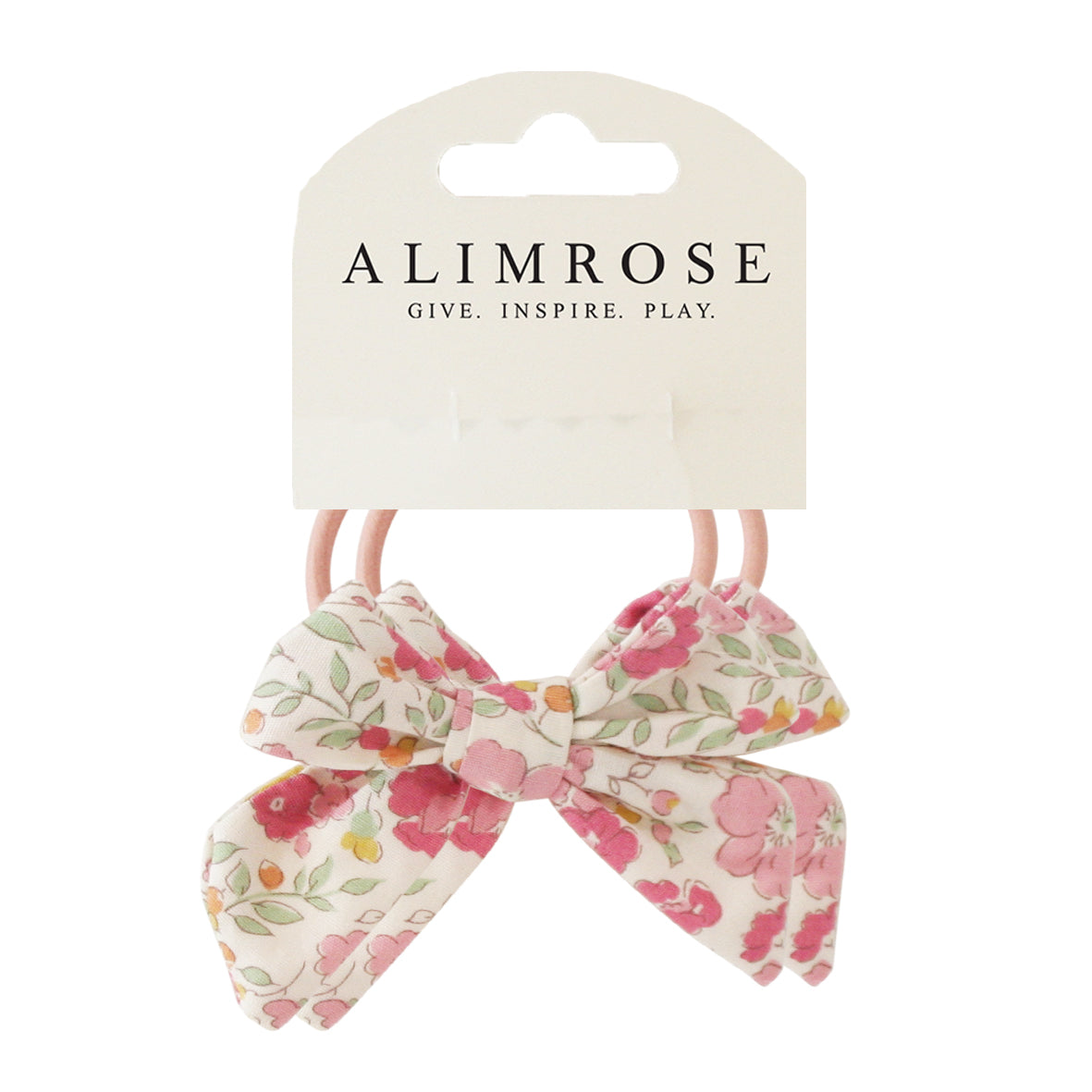 Bow Hair Tie Set Rose Garden *MARCH*