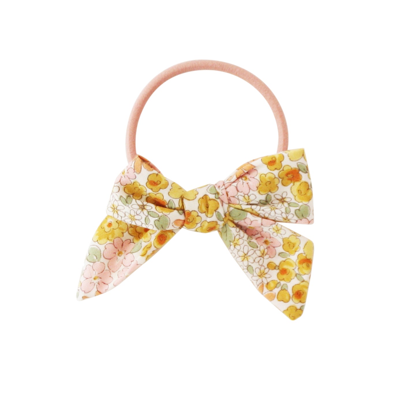 Bow Hair Tie Set Sweet Marigold *MARCH*