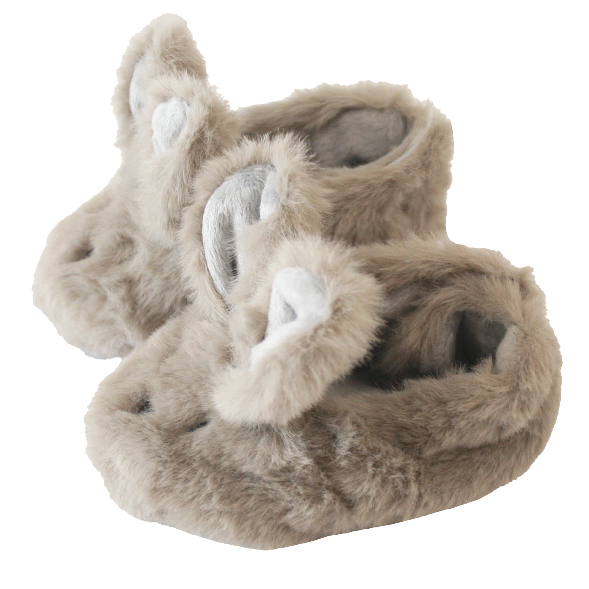 NEW! Luxe Bunny Booties Grey