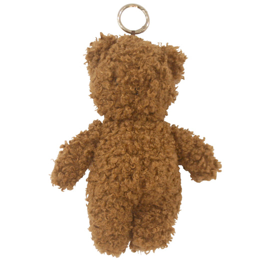 Charlie Bear Bag Charm Toy - Chocolate - JUNE