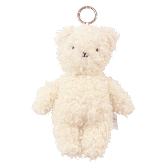 Charlie Bear Bag Charm Toy - Ivory - JUNE