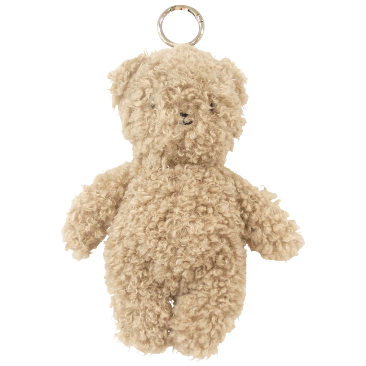 Charlie Bear Bag Charm Toy - Oatmeal - JUNE