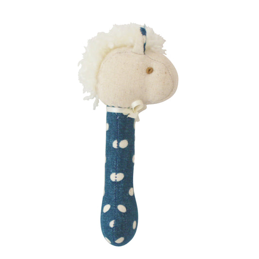 Horse Stick Rattle Ocean Blue