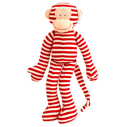 Monkey Rattle 30cm Red Stripe