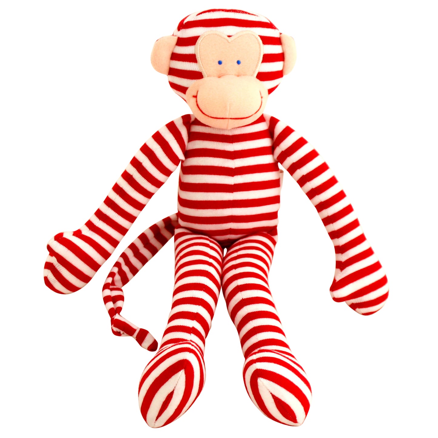 Monkey Rattle 30cm Red Stripe