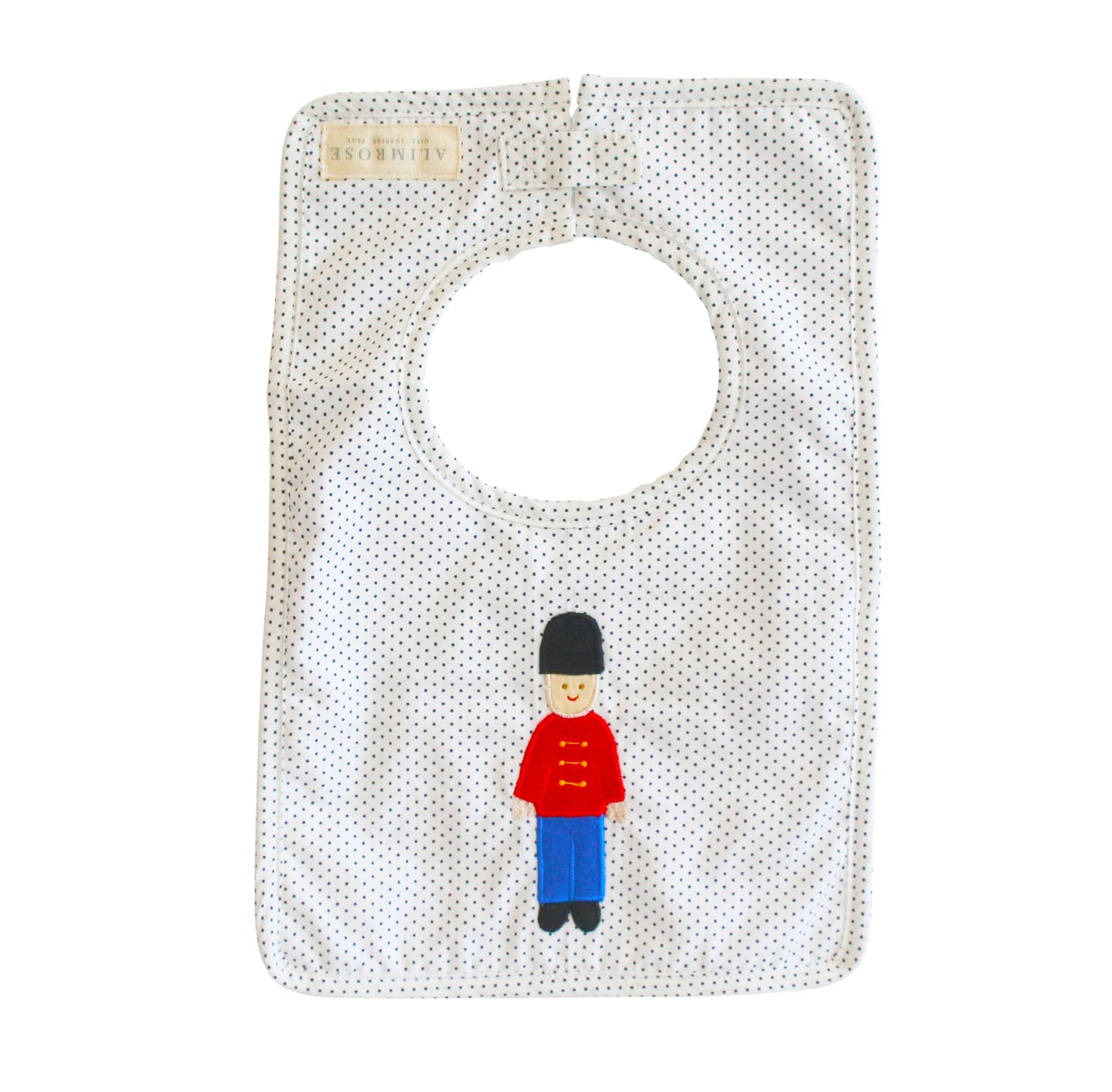 *SALE MIN 4* Soldier Applique Bib