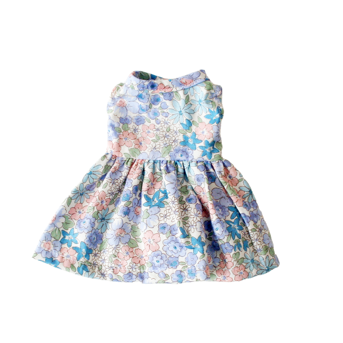 Small Doll Dress (20-28cm) Liberty Blue