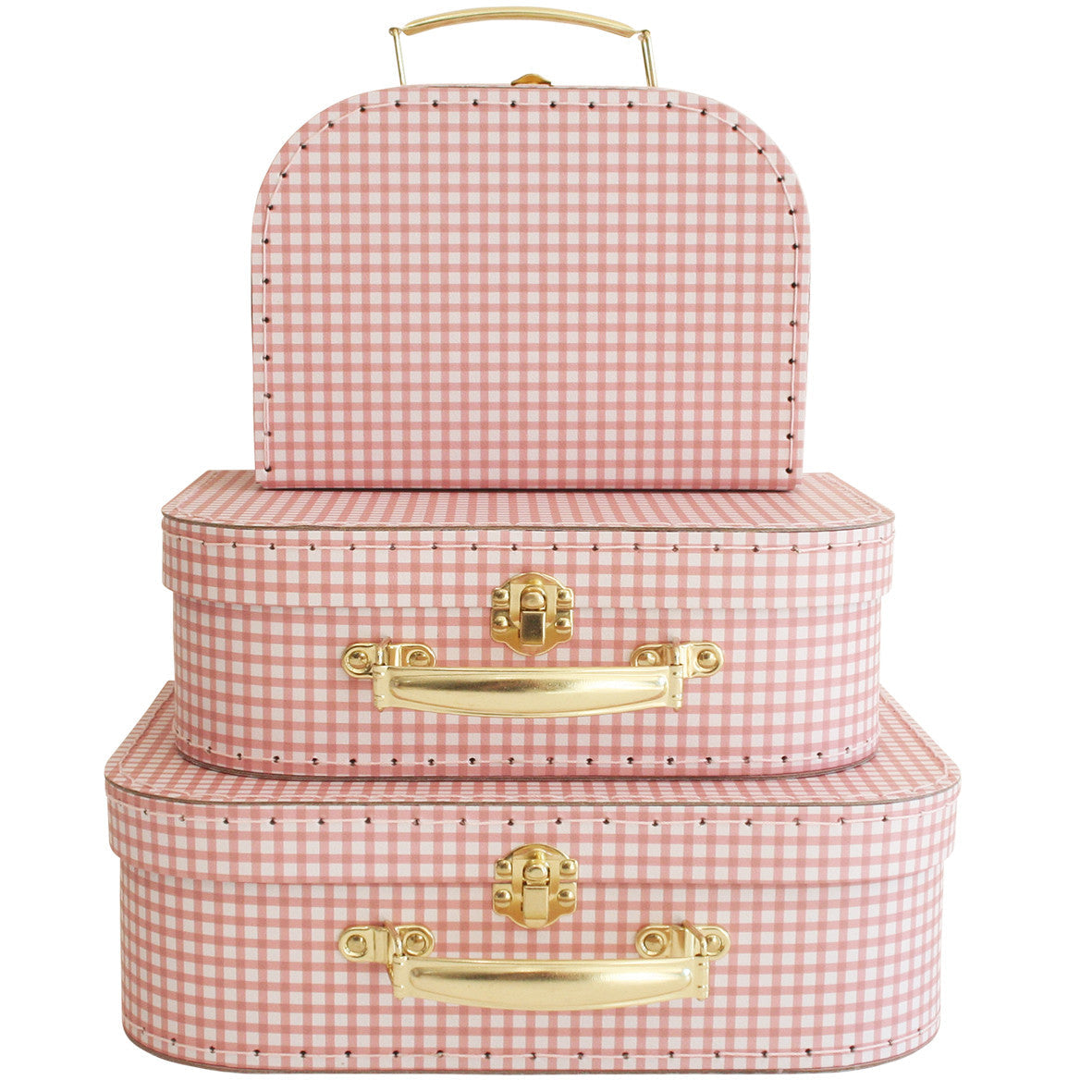 Kids Carry Case Set - Gingham