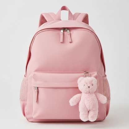 Mini Bear Bag Charm 20cm Pink