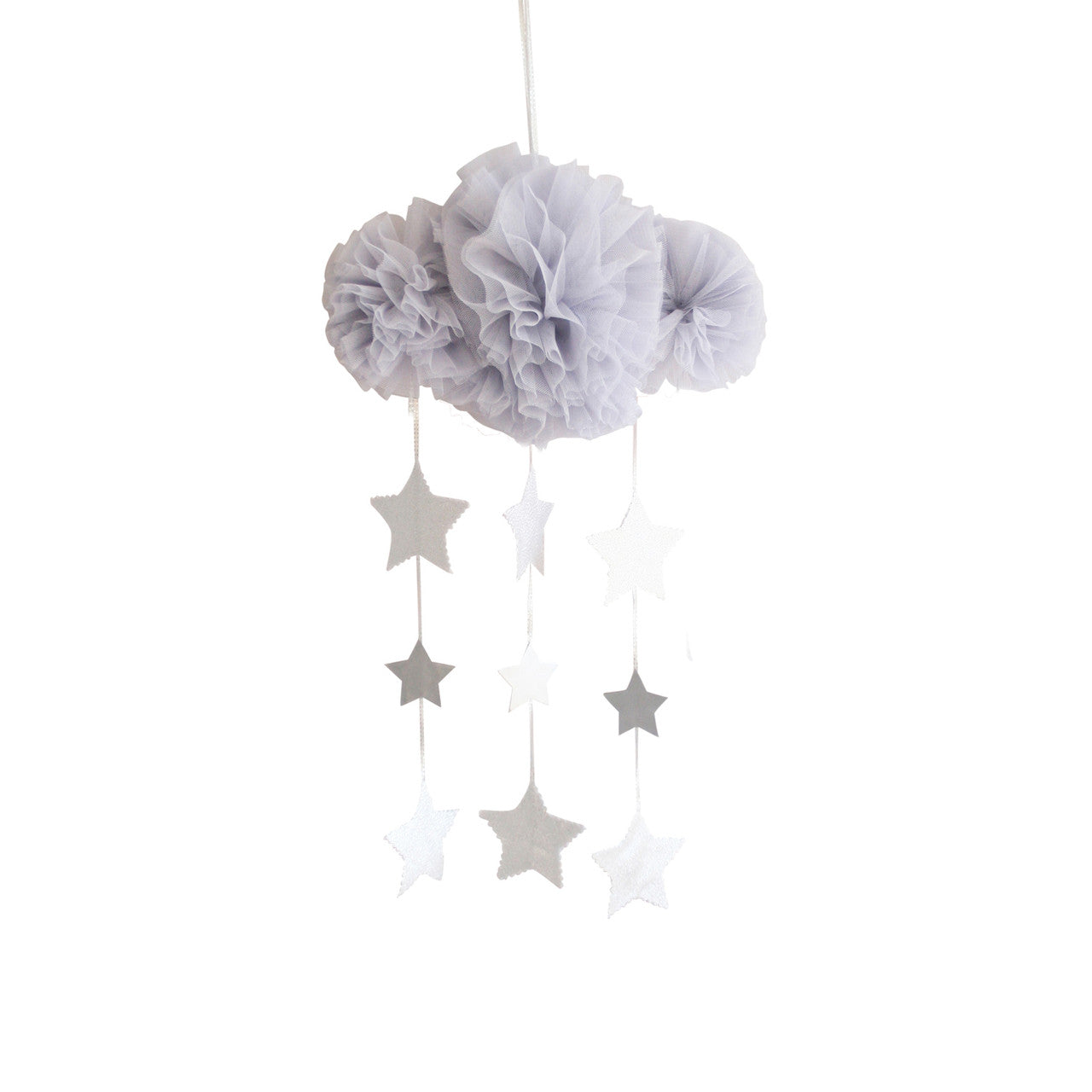 Tulle Cloud Mobile - Mist & Silver