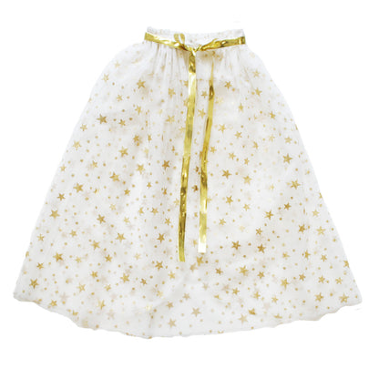 Tulle Star Cape Ivory