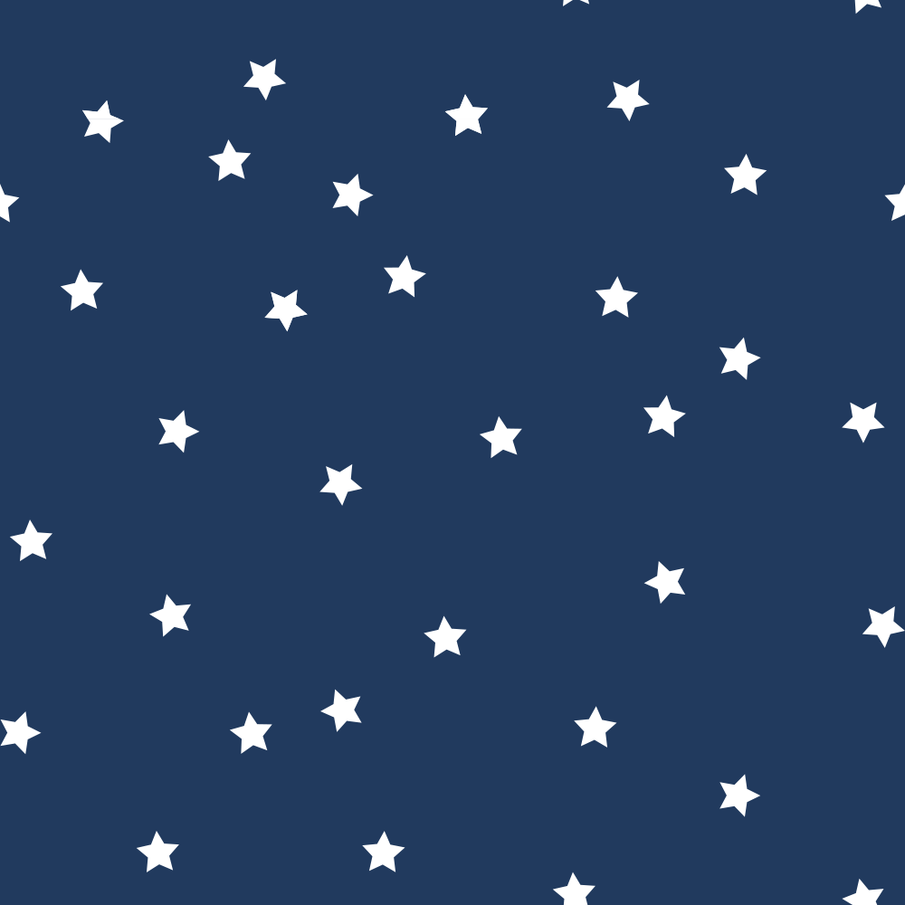 Muslin Swaddle Starry Night Navy